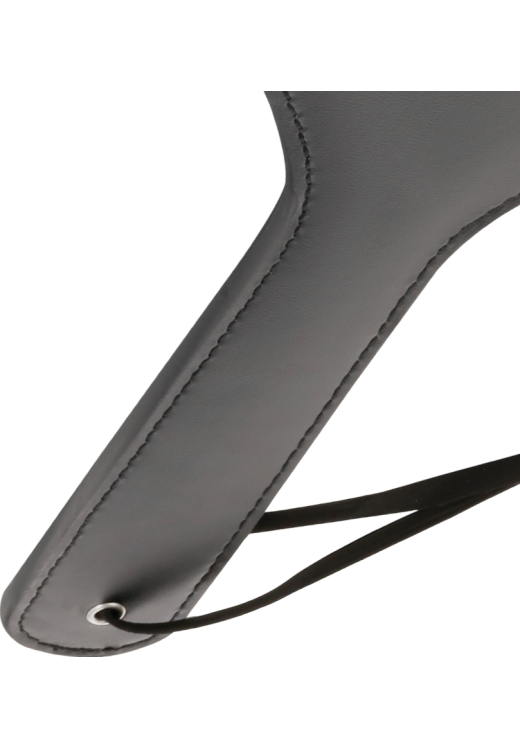 Κουπιά από δερματίνη σε μαύρο χρώμα, μήκους 29 εκ.