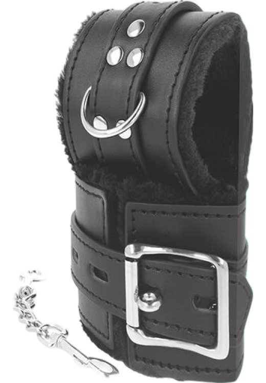 Χειροπέδες από pvc σε μαύρο χρώμα