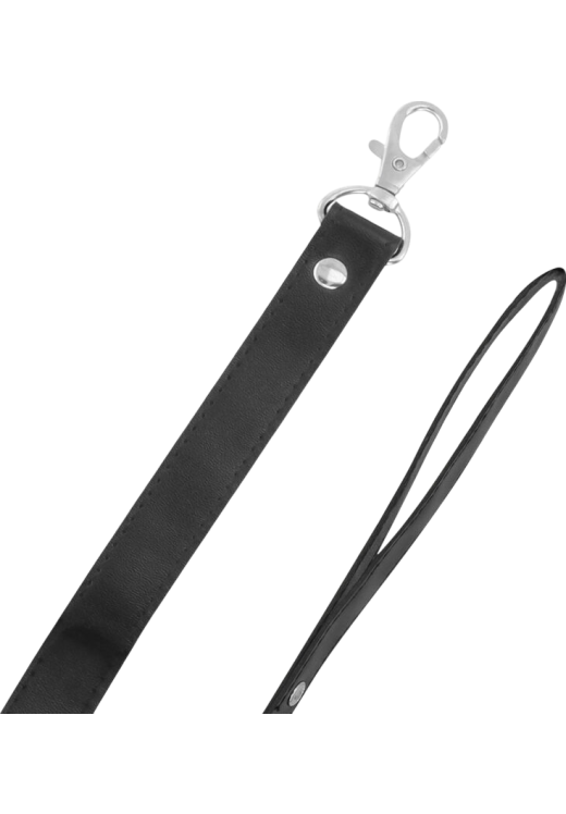 Κολάρο από δερματίνη σε μαύρο χρώμα