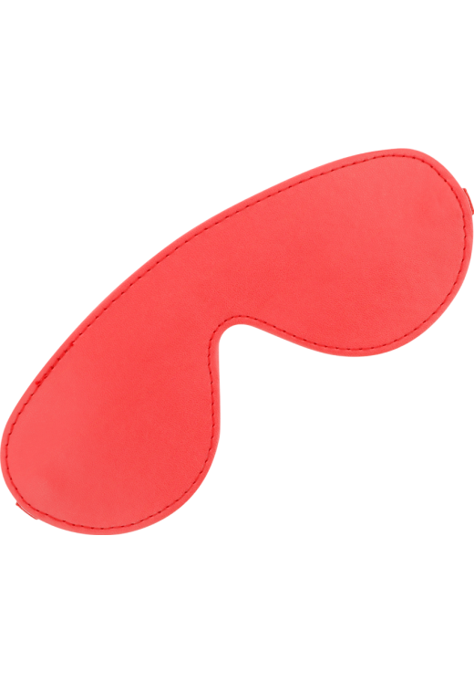 Κλειστή μάσκα από pvc σε κόκκινο χρώμα