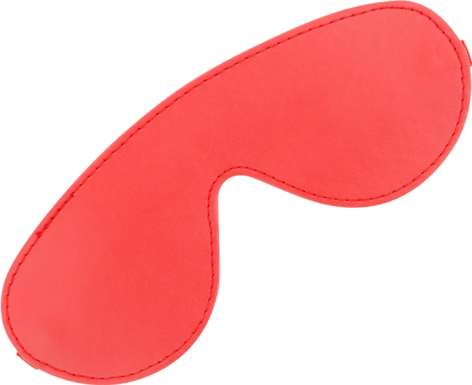 Κλειστή μάσκα από pvc σε κόκκινο χρώμα