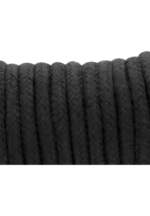 Σχοινί δεσίματος από βαμβάκι σε μαύρο χρώμα