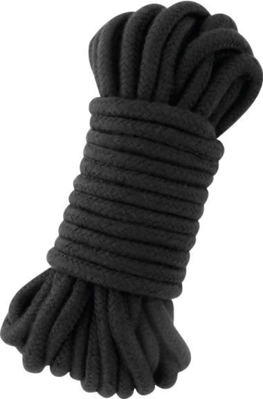 Σχοινί δεσίματος από βαμβάκι σε μαύρο χρώμα