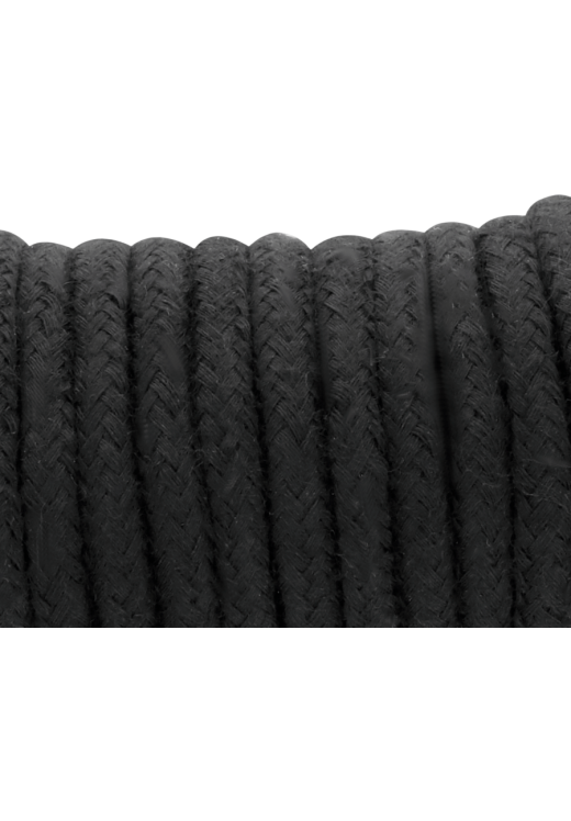 Σχοινί δεσίματος από βαμβάκι σε μαύρο χρώμα