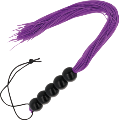 Μαστίγιο σε μοβ χρώμα, μήκους 45 εκ.