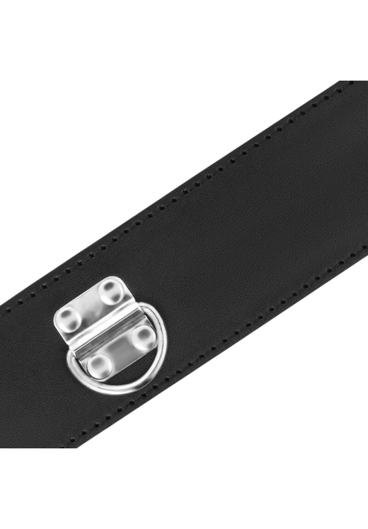 Κολάρο από δερματίνη σε μαύρο χρώμα