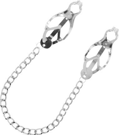 Μεταλλικοί σφιγκτήρες θηλών σε ασημί χρώμα