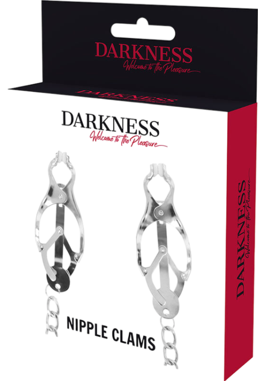 Μεταλλικοί σφιγκτήρες θηλών σε ασημί χρώμα