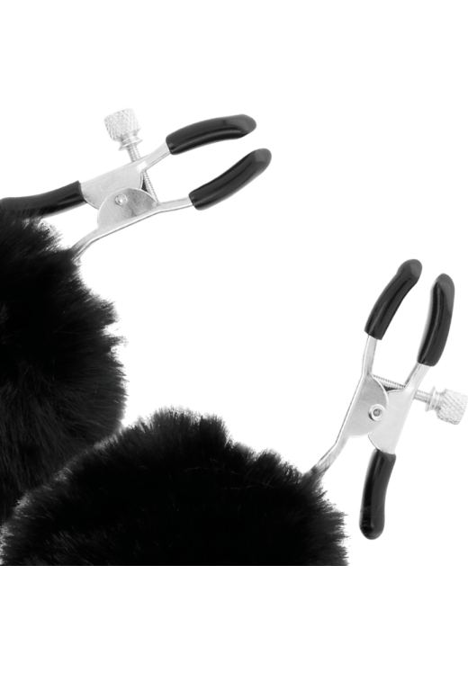 Μεταλλικοί σφιγκτήρες θηλών σε μαύρο χρώμα