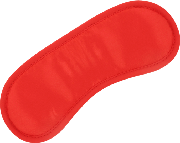 Κλειστή μάσκα από polyester σε κόκκινο χρώμα