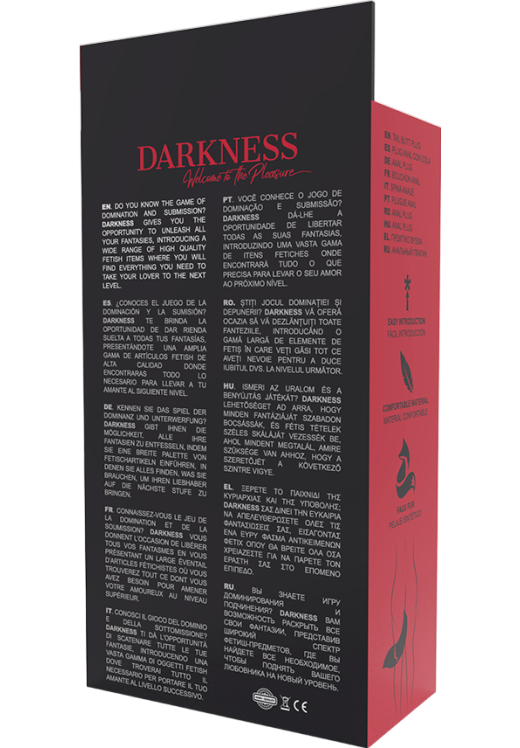 Σφήνα με ουρά από σιλικόνη σε μαύρο χρώμα, μήκους 12 εκ. και μέγιστης διαμέτρου 3 εκ.