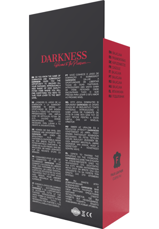 Γυαλιστερή κουκούλα σε μαύρο χρώμα