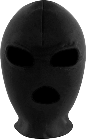 Μάσκα προσώπου από spandex σε μαύρο χρώμα