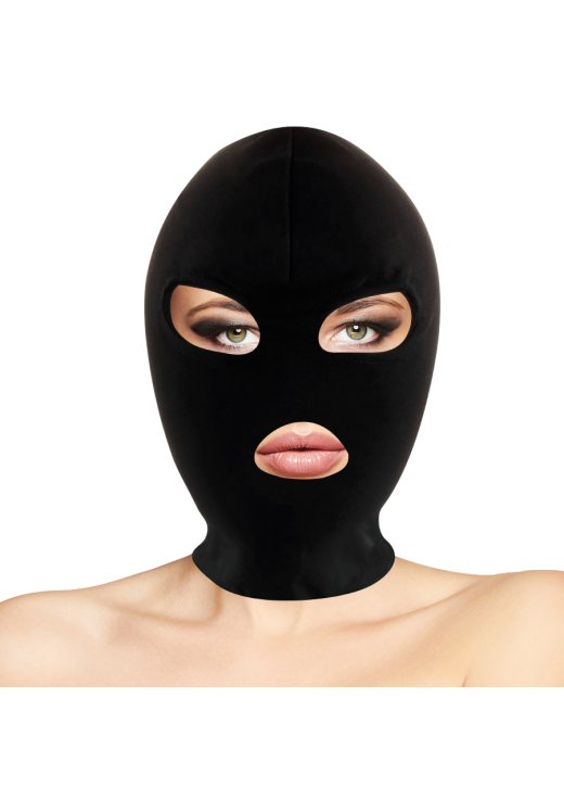 Μάσκα προσώπου από spandex σε μαύρο χρώμα