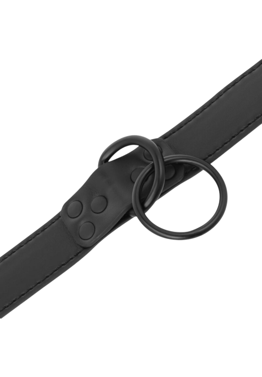 Κολάρο από δερματίνη σε μαύρο χρώμα