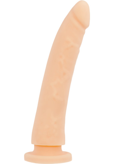 Delta Club Toys Dong Silicone 20 cm Ομοίωμα πέους από σιλικόνη σε φυσικό χρώμα, μήκους 20 εκ. και μέγιστης διαμέτρου 4 εκ.