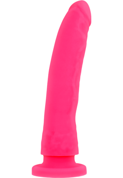 Ομοίωμα πέους από σιλικόνη σε ροζ χρώμα, μήκους 17 εκ. και μέγιστης διαμέτρου 3 εκ.