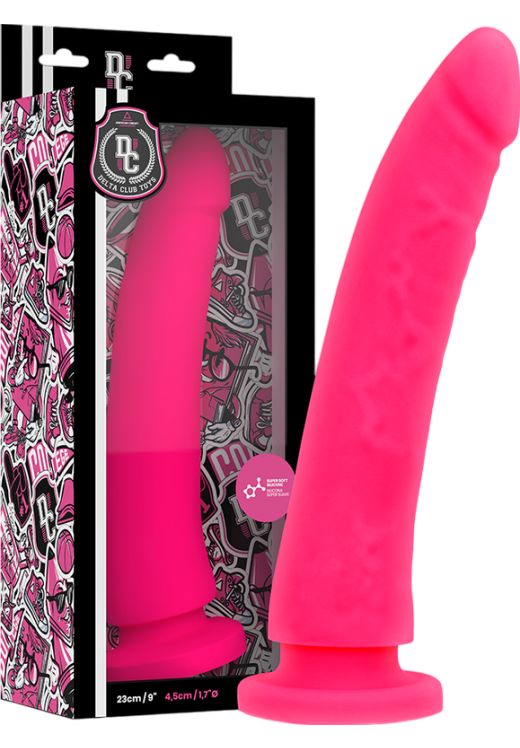 Xl ομοίωμα πέους από σιλικόνη σε ροζ χρώμα, μήκους 23 εκ. και μέγιστης διαμέτρου 4,5 εκ.