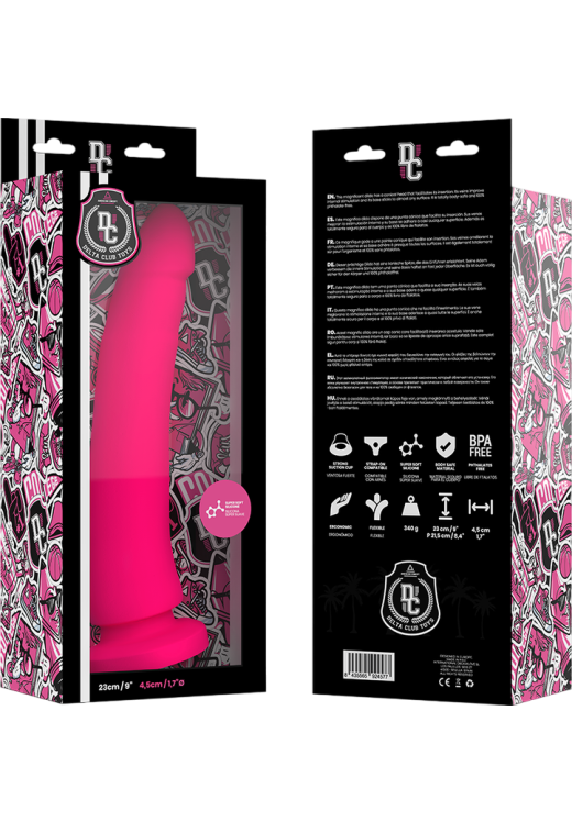 Xl ομοίωμα πέους από σιλικόνη σε ροζ χρώμα, μήκους 23 εκ. και μέγιστης διαμέτρου 4,5 εκ.