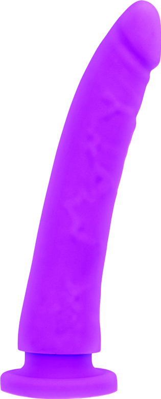 Xl ομοίωμα πέους από σιλικόνη σε μοβ χρώμα, μήκους 23 εκ. και μέγιστης διαμέτρου 4,5 εκ.