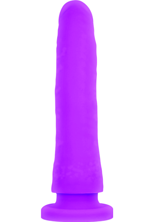 Xl ομοίωμα πέους από σιλικόνη σε μοβ χρώμα, μήκους 23 εκ. και μέγιστης διαμέτρου 4,5 εκ.