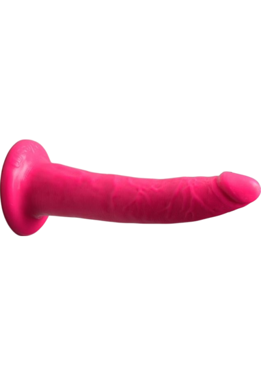 Ομοίωμα πέους από pvc σε ροζ χρώμα, μήκους 19,7 εκ. και μέγιστης διαμέτρου 4,1 εκ.