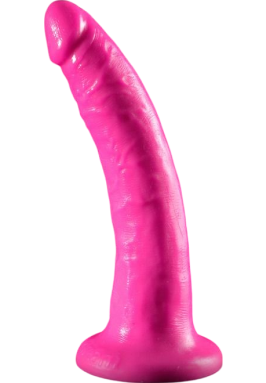 Ομοίωμα πέους από pvc σε ροζ χρώμα, μήκους 19,7 εκ. και μέγιστης διαμέτρου 4,1 εκ.