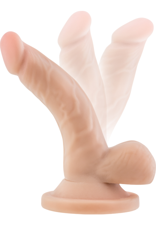 Ομοίωμα πέους από tpe σε γκρι χρώμα, μήκους 12 εκ. και μέγιστης διαμέτρου 2,5 εκ.