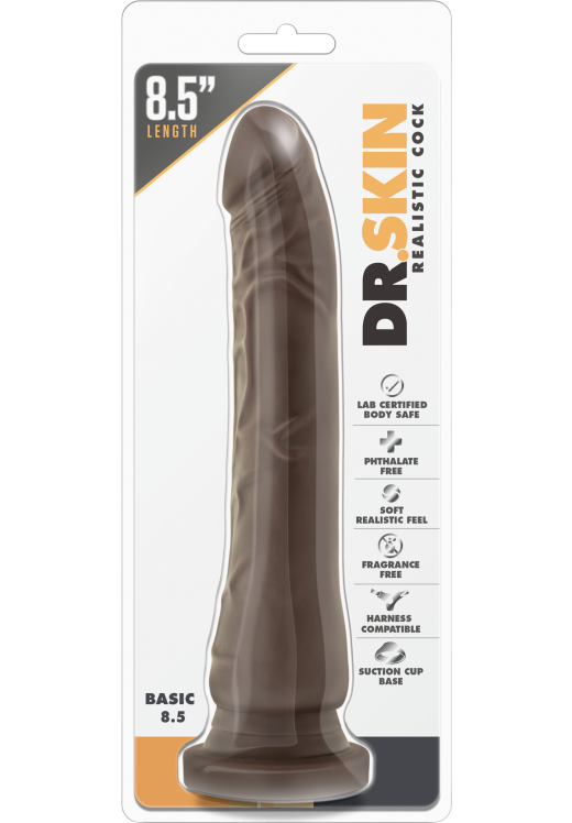 Ομοίωμα πέους από pvc, μήκους 21,5 εκ. και μέγιστης διαμέτρου 3,8 εκ.