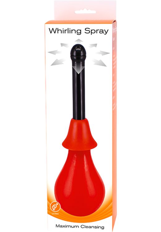 Πρωκτικό κλύσμα από abs σε κόκκινο χρώμα