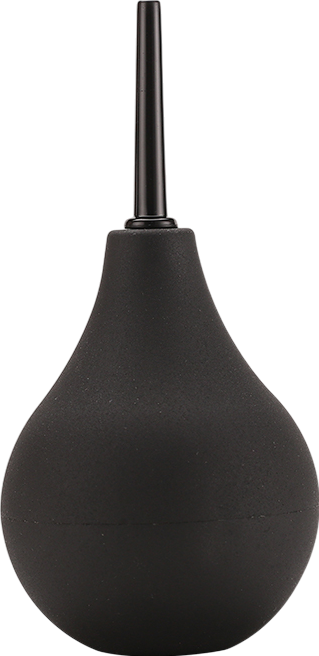 Πρωκτικό κλύσμα από pvc σε μαύρο χρώμα