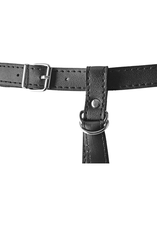 Στραπόν από σιλικόνη σε μαύρο χρώμα, μήκους 14 εκ. και μέγιστης διαμέτρου 3 εκ.