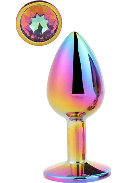 Μεταλλική σφήνα με κόσμημα, μήκους 8,3 εκ. και μέγιστης διαμέτρου 3,4 εκ.