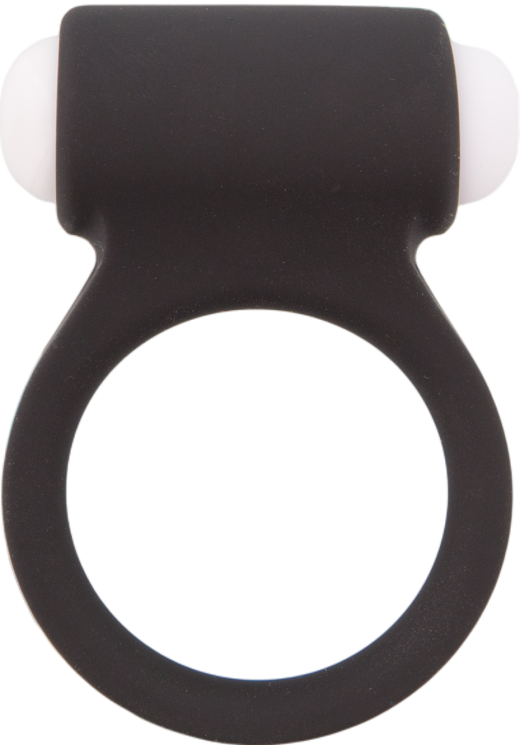 Δονούμενο δαχτυλίδι από σιλικόνη σε μαύρο χρώμα, μήκους 4,2 εκ.