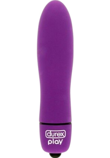 Durex Intense Orgasmic Pure Pleasure Vibrating Bullet 9 cm Μίνι δονητής σε μοβ χρώμα, μήκους 9 εκ.
