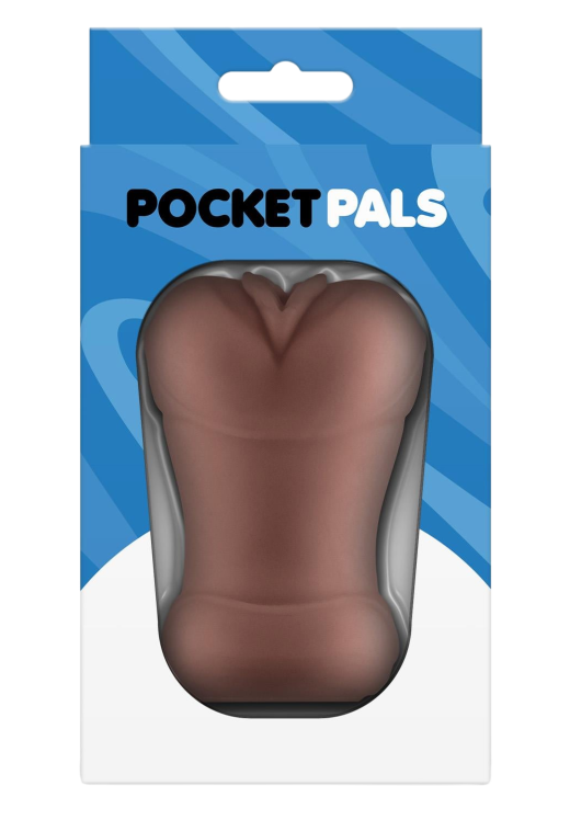 Αυνανιστήρι κόλπου από tpe σε καφέ χρώμα, μήκους 9,7 εκ. και μέγιστης διαμέτρου 6,3 εκ.