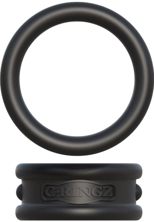 Σετ δαχτυλίδια πέους από σιλικόνη σε μαύρο χρώμα
