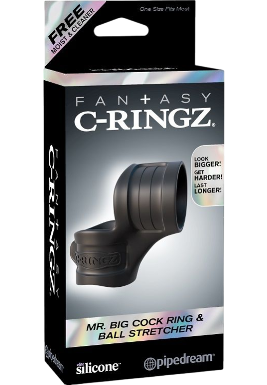 Διπλό δαχτυλίδι πέους από σιλικόνη σε μαύρο χρώμα