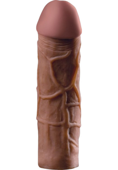 Mega 2 Extension Προέκταση πέους από fanta flesh σε καφέ χρώμα