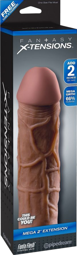 Προέκταση πέους από fanta flesh σε καφέ χρώμα