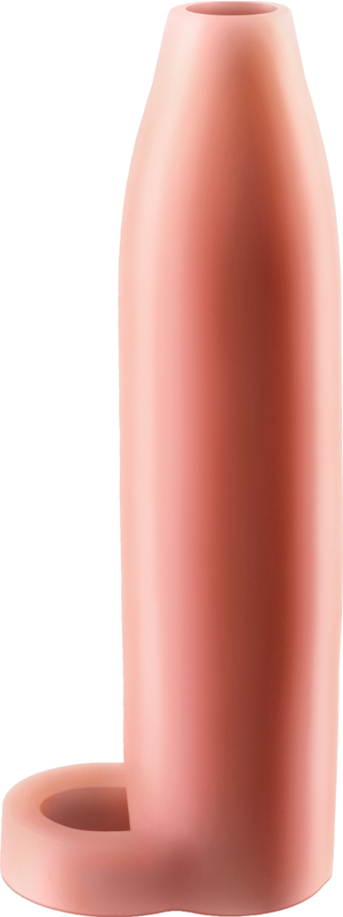 Κάλλυμα πέους από fanta flesh σε φυσικό χρώμα, μήκους 17.7 εκ.