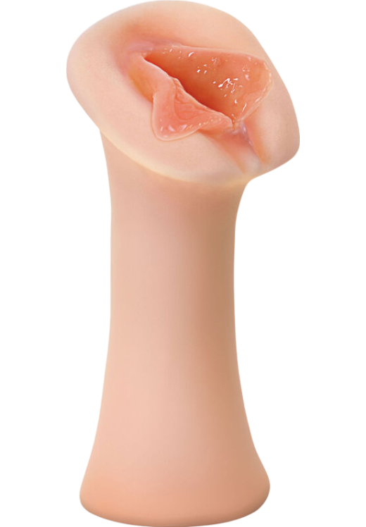 Αυνανιστήρι από tpe σε φυσικό χρώμα, μήκους 17 εκ. και μέγιστης διαμέτρου 7,5 εκ.