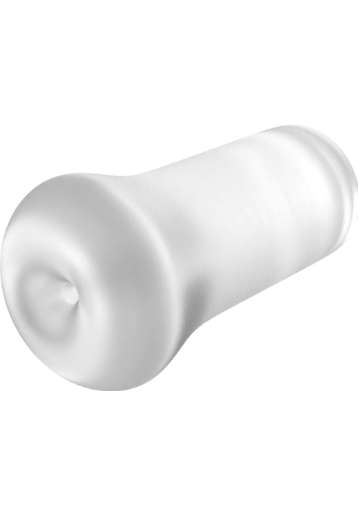 Αυνανιστήρι από tpe σε διάφανο χρώμα, μήκους 12,7 εκ. και μέγιστης διαμέτρου 7,5 εκ.