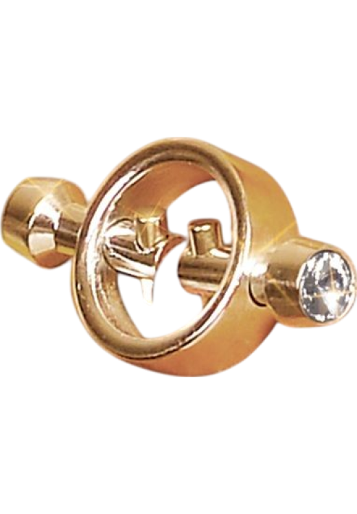 Μεταλλικοί σφιγκτήρες σε χρυσαφί χρώμα