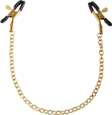 Μεταλλικοί σφιγκτήρες θηλών σε χρυσαφί χρώμα