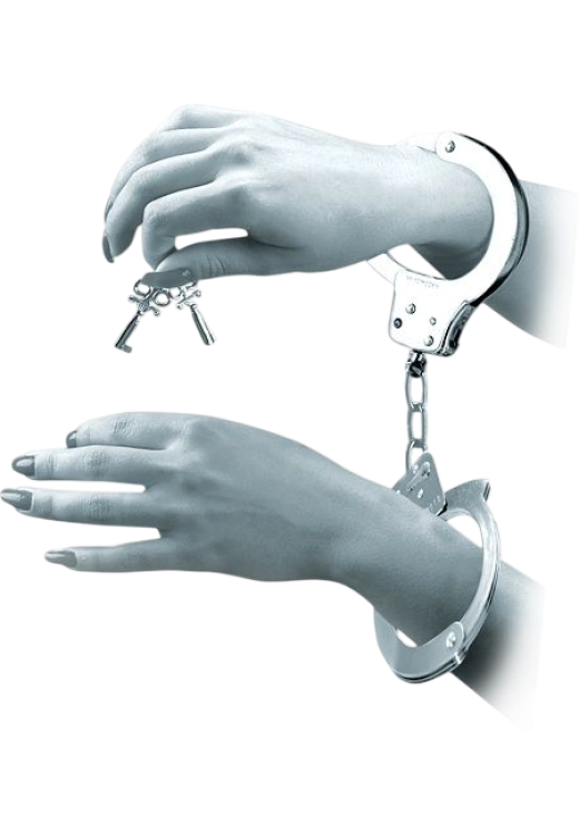 Bondage σετ σε μαύρο χρώμα