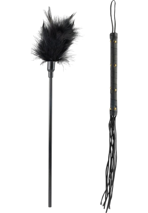 Bondage σετ σε μαύρο χρώμα