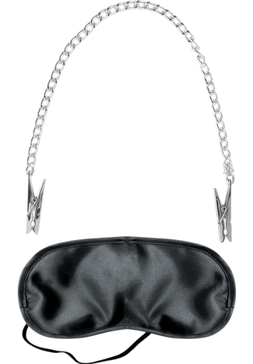 Bondage σετ σε μαύρο χρώμα