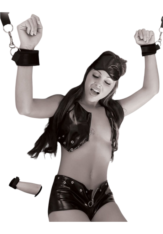 Δεσμά κρεβατιού σε μαύρο χρώμα