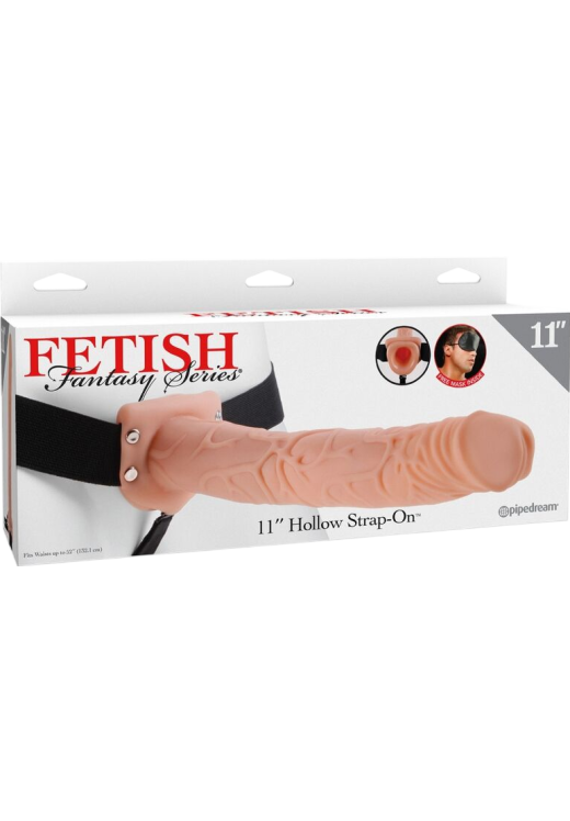 Κούφιο στραπόν από pvc σε φυσικό χρώμα, μήκους 29 εκ. και μέγιστης διαμέτρου 4,8 εκ.